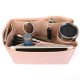 Neverfull MM Vegan Leather Handbag Organizer in Blush Pink Color