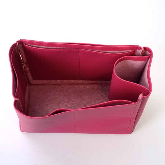 Le Pliage Large and Neo Large Vegan Leather Handbag Organizer in Fuchsia Color Le Pliage Large and Neo Large Vegan Leather Handbag Organizer in Fuchsia Color