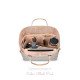 Neverfull MM Vegan Leather Handbag Organizer in Blush Pink Color