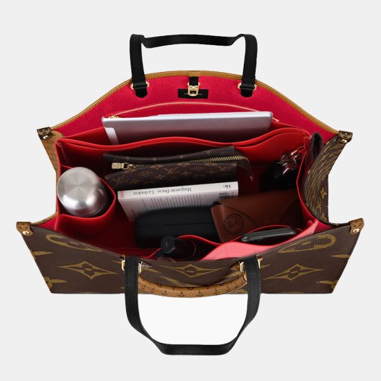 Handbag Organizer For Louis Vuitton Onthego GM Bag with Single Bottle