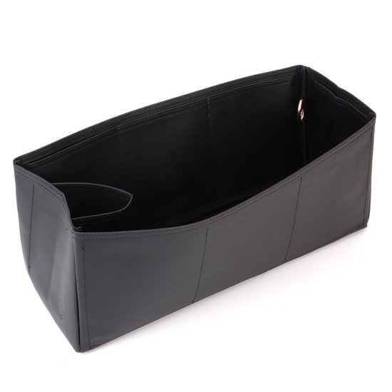 OntheGo GM Vegan Leather Handbag Organizer in Black Color