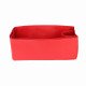 OntheGo GM Vegan Leather Handbag Organizer in Cherry Red Color