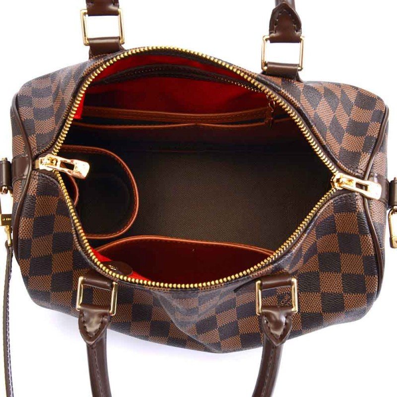 Speedy 30 Deluxe Leather Handbag Organizer in Brown Color