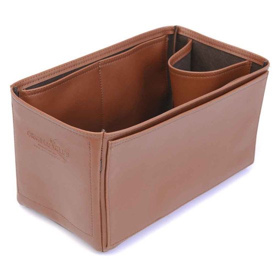 Hina MM Vegan Leather Handbag Organizer in Brown Color Hina MM Vegan Leather Handbag Organizer in Brown Color