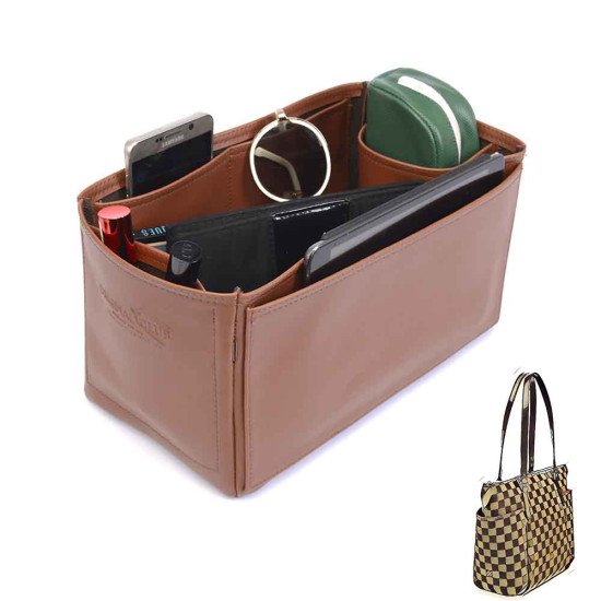 Totally GM Vegan Leather Handbag Organizer in Brown Color