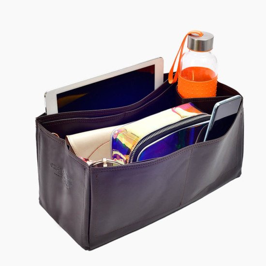 Speedy 30 Vegan Leather Handbag Organizer in Bitter Brown