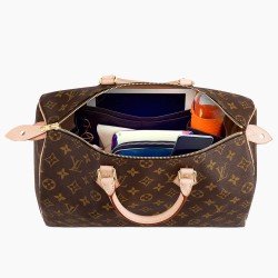 Speedy 30 Vegan Leather Handbag Organizer in Bitter Brown Speedy 30 Vegan Leather Handbag Organizer in Bitter Brown