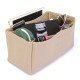 Speedy 35 Vegan Leather Handbag Organizer in Dark Beige Color