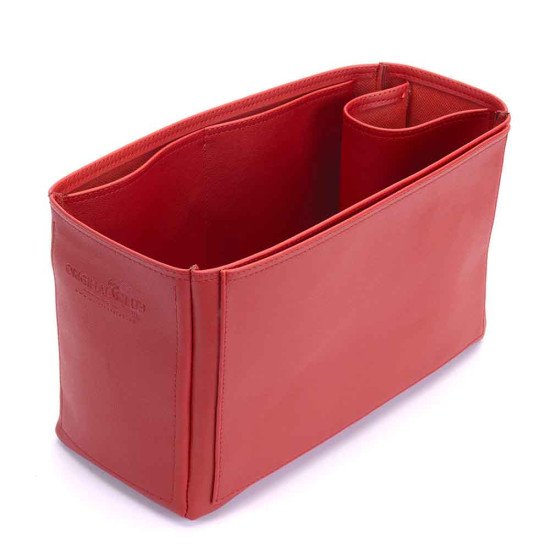 Saint Louis PM and Anjou PM Vegan Leather Handbag Organizer in Cherry Red Color