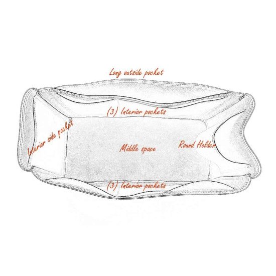 Keepall 55 Vegan Leather Handbag Organizer in Black Color Keepall 55 Vegan Leather Handbag Organizer in Black Color