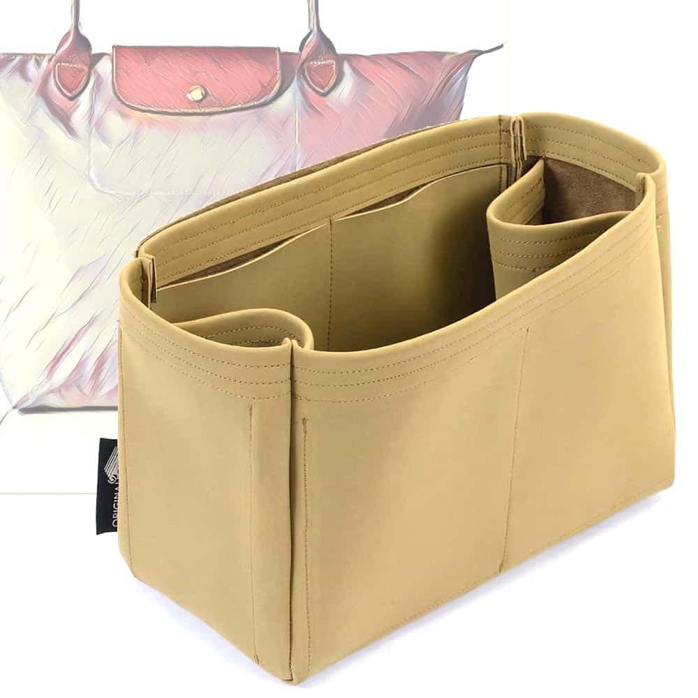 Le Pliage Smallmediumlarge Regular Style Nubuck Leather Handbag Organizer More Colors Available