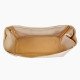 Le Pliage Small Handbag and Cuir Small Vegan Leather Handbag Organizer in Dark Beige Color