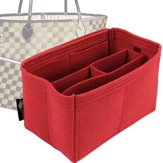 Bag and Purse Organizer with Chambers Style for Louis Vuitton Neverfull PM, MM and GM