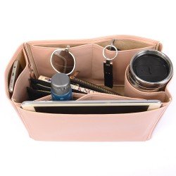 Graceful PM Vegan Leather Handbag Organizer in Blush Pink Color Graceful PM Vegan Leather Handbag Organizer in Blush Pink Color