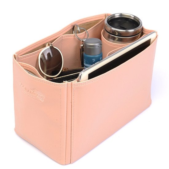 Graceful PM Vegan Leather Handbag Organizer in Blush Pink Color Graceful PM Vegan Leather Handbag Organizer in Blush Pink Color