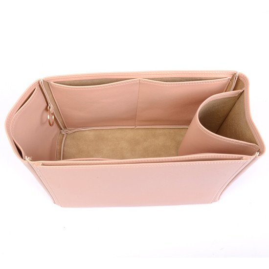 Graceful PM Vegan Leather Handbag Organizer in Blush Pink Color Graceful PM Vegan Leather Handbag Organizer in Blush Pink Color