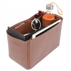 Iena MM Vegan Leather Handbag Organizer in Brown Color Iena MM Vegan Leather Handbag Organizer in Brown Color