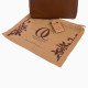 Neverfull MM Vegan Leather Handbag Organizer in Brown Color