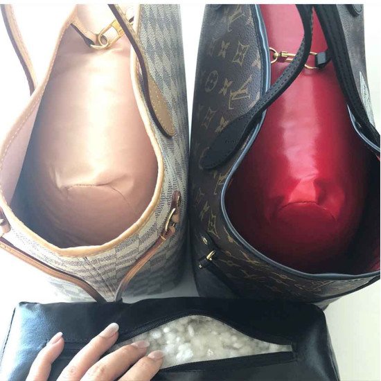 Leather Pillow Bag Shaper For Speedy 25 (Blush Pink)