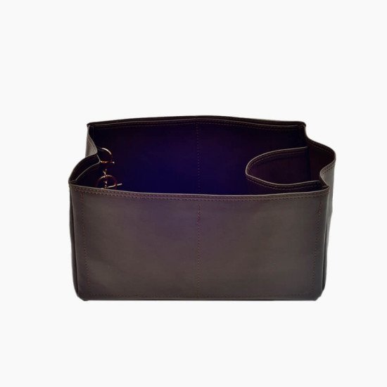 Totally GM Vegan Leather Handbag Organizer in Bitter Brown Color Totally GM Vegan Leather Handbag Organizer in Bitter Brown Color
