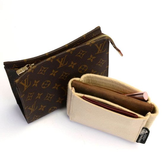 Bag and Purse Organizer with Basic Style for LV Toiletry Pouch 19 / 26