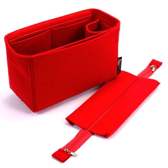 Handbag Organizer with Detachable Zipper Top Style for OntheGo PM, MM and GM (More colors available)