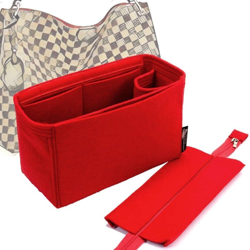 Handbag Organizer with Detachable Zipper Top Style for ...