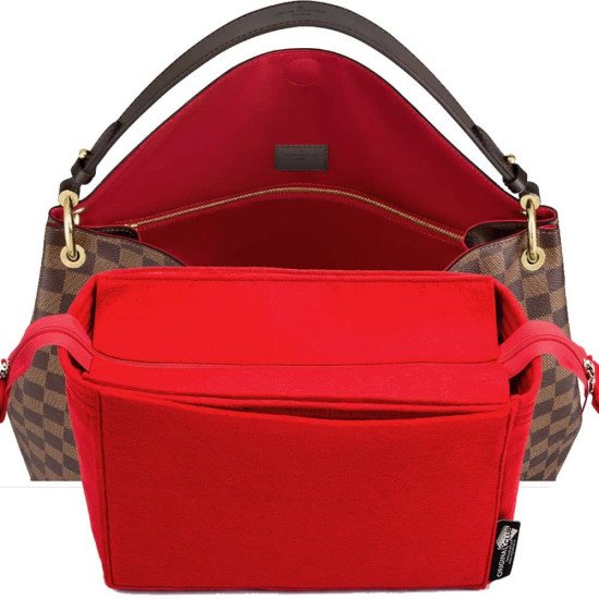Handbag Organizer with Detachable Zipper Top Style for Graceful PM and MM (More colors available)