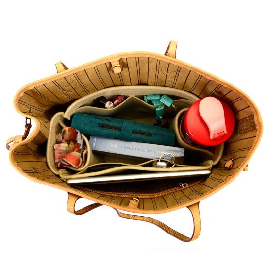 Bag and Purse Organizer with Regular Style for Louis Vuitton Neverfull PM, MM and GM