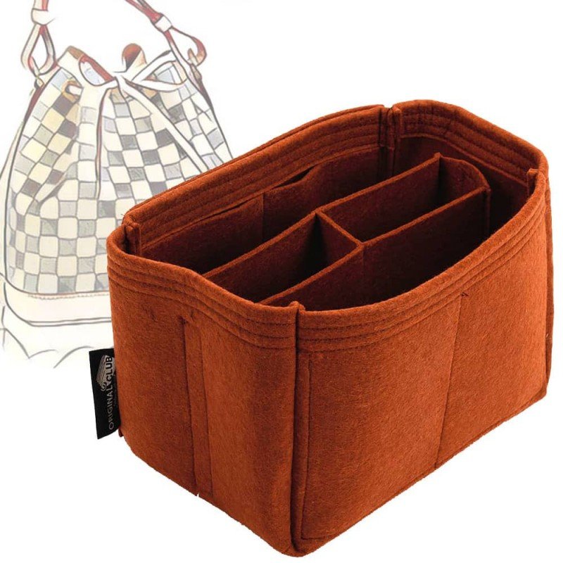 Bag and Purse Organizer with Chamber Style for Louis Vuitton Noe and Petit Noe Models