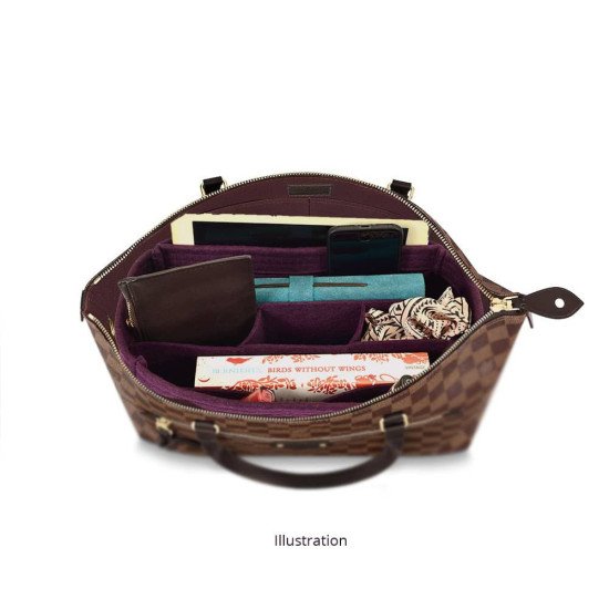 Bag and Purse Organizer with Chambers Style for Louis Vuitton Iena MM Bag and Purse Organizer with Chambers Style for Louis Vuitton Iena MM