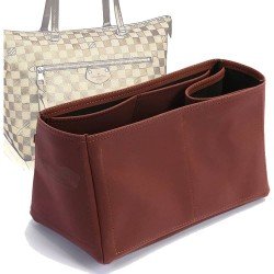 Iena MM Vegan Leather Conical Handbag Organizer in Maroon Color Iena MM Vegan Leather Conical Handbag Organizer in Maroon Color