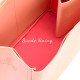 Neverfull MM Vegan Leather Handbag Organizer in Blush Pink Color