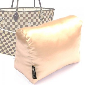 Satin Pillow Luxury Bag Shaper For Louis Vuitton Neverfull PM/MM/GM (Champagne)- More colors available