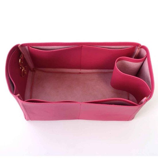 Totally GM Vegan Leather Handbag Organizer in Fuchsia Color Totally GM Vegan Leather Handbag Organizer in Fuchsia Color