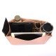 Speedy 35 Vegan Leather Handbag Organizer in Blush Pink Color