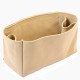 Speedy 25 / 30 / 35 / 40 Suedette Regular Style Leather Handbag Organizer (Beige) (More Colors Available)