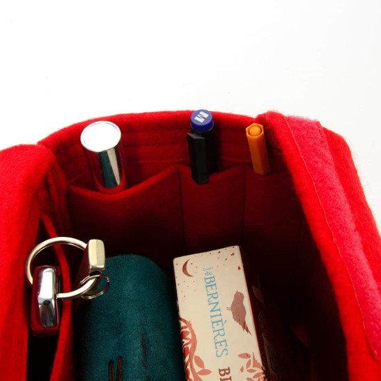 Felt Bag Organizer with Top-Closure Style for Neverfull MM and GM Felt Bag Organizer with Top-Closure Style for Neverfull MM and GM