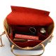 Neverfull MM Organizer with Removable Top-Closure in Vegan Leather and Cherry Red Color