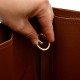 Iena MM Vegan Leather Handbag Organizer in Brown Color