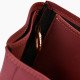 Melie Vegan Leather Handbag Organizer in Maroon Color