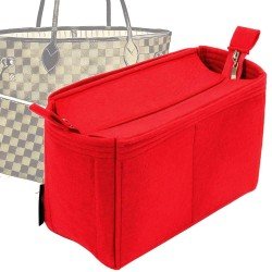 Handbag Organizer with Singular Style for Louis Vuitton Neverfull PM, MM  and GM (Blush Pink) (More Colors Available)