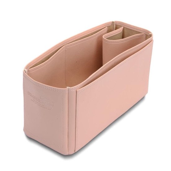 MJ Small Tote Bag Vegan Leather Handbag Organizer in Blush Pink Color MJ Small Tote Bag Vegan Leather Handbag Organizer in Blush Pink Color