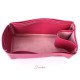 Alexa Oversized Vegan Leather Handbag Organizer in Fuschia Color