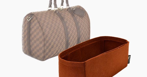 Bag and Purse Organizer with Chambers Style for Louis Vuitton Keepall 45,  50, 55 and 60