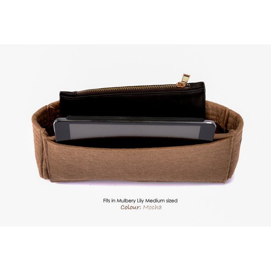 Bag and Purse Organizer with Basic Slim Style for Mulberry Lily