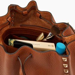 Handbag Organizer with Basic Style for Val. Small Rockstud Grainy Calfskin Bucket Bag Handbag Organizer with Basic Style for Val. Small Rockstud Grainy Calfskin Bucket Bag