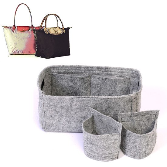 Bag and Purse Organizer with Detachable Style for Longchamp Le Pliage Models