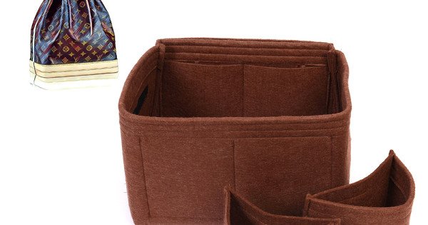 NeoNoe Suedette Leather Basic Style Set of 2 Handbag Organizers (More  Colors)