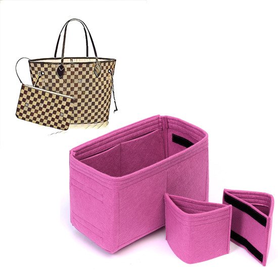 Bag and Purse Organizer with Detachable Style for Louis Vuitton Neverfull MM and GM